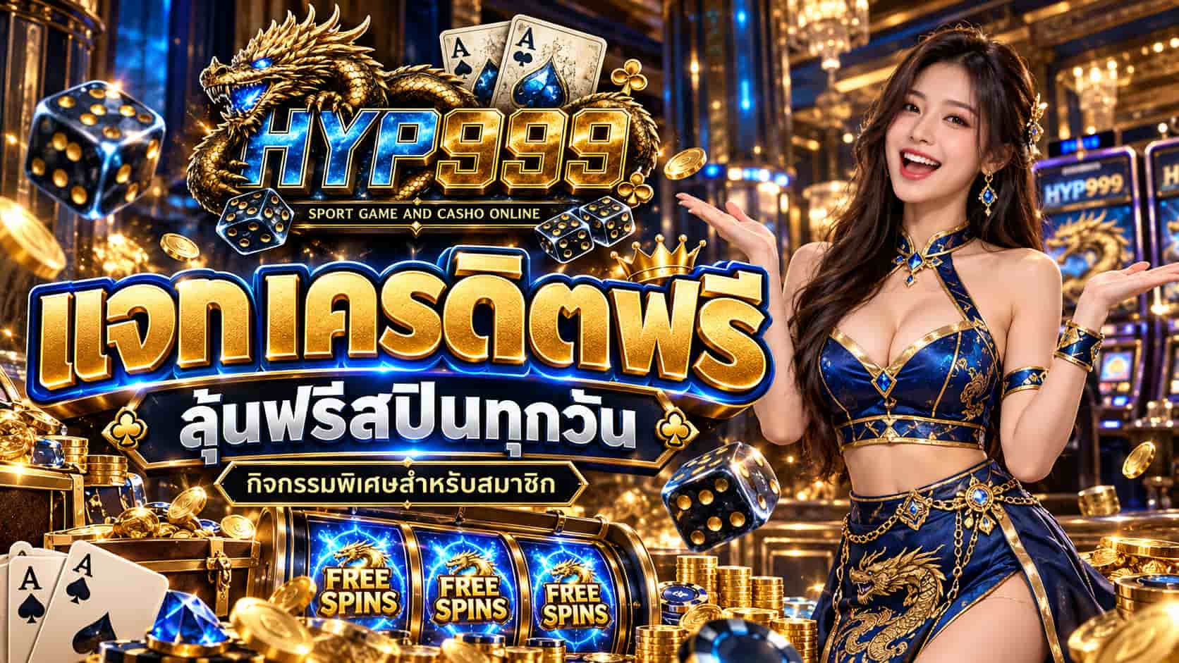 HYP999 ไฮป์ทุกจังหวะสล็อต เว็บตรงแตกดี ฝากถอนไว โบนัสสมาชิกใหม่